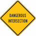 Traffic Sign 30 in x 30 in Yellow