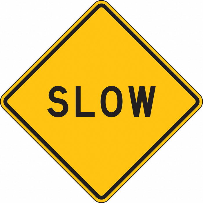D9752 Traffic Sign 24 in x 24 in Yellow