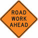 Traffic Sign 30 in x 30 in Orange