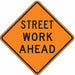 Traffic Sign 30 in x 30 in Orange