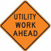Traffic Sign 30 in x 30 in Orange