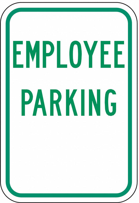 Employee Parking Parking Sign 18 x 12 