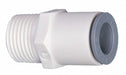 Strt Nylon Push-Fit3/8 MNPTF1/4 PK10