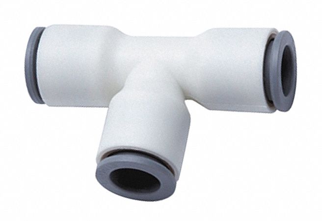 Tee Nylon Tube3/8 1/4 PushFit3/8 PK10