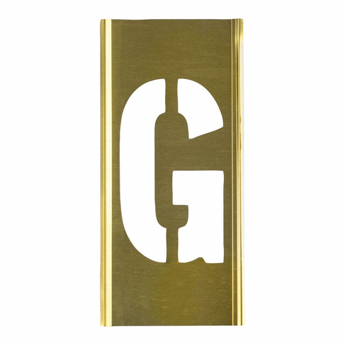 Individual Stencil Letter Brass