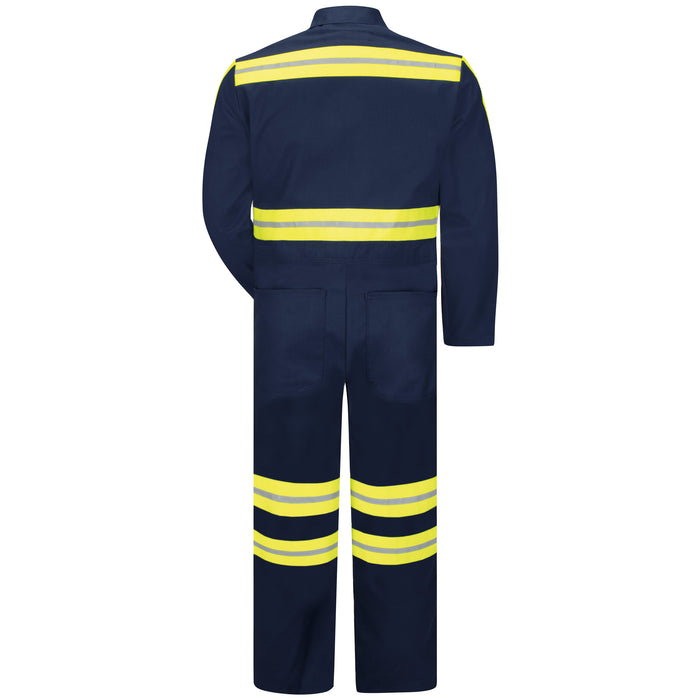 Twill Action Back Coverall with Chest Pockets