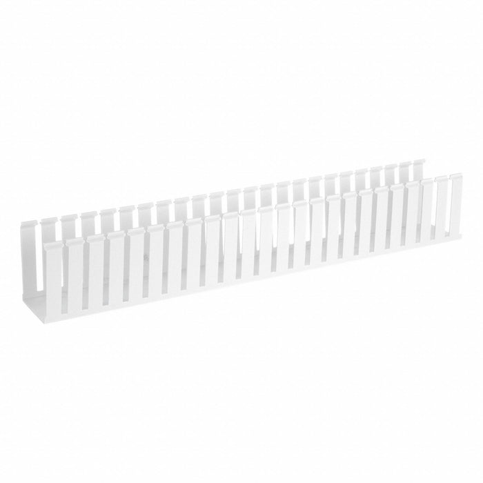 WIRE DUCT WIDE SLOT WHITE 3.25 W X 4 D