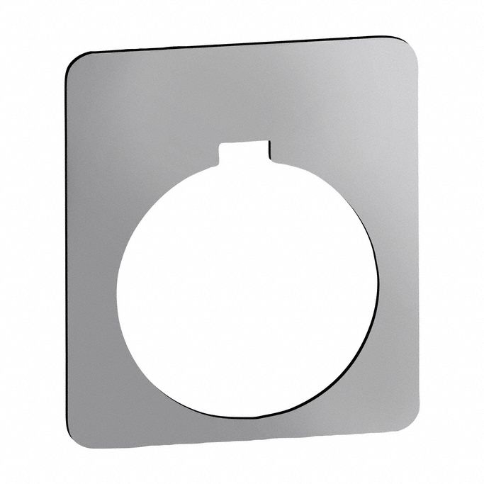 Legend Plate Silver/Silver Square