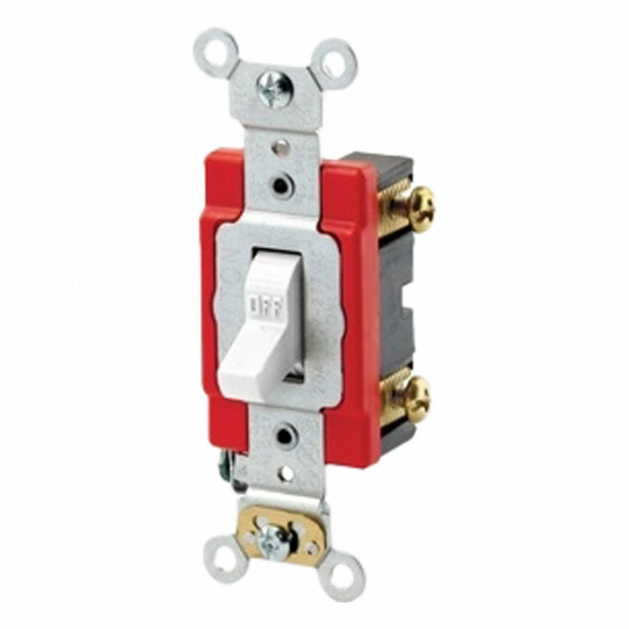 Wall Switch White 20 A Single Pole 2 hp