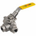 Manual 3-Way Ball Valve 2 316 SS