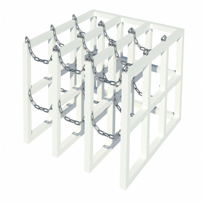 Gas Cylinder Rack 45 W 48 D 30 H