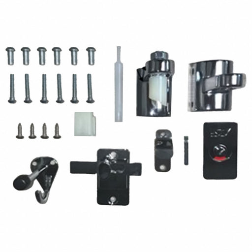 Door Hardware Kit Zinc Chrome Plated