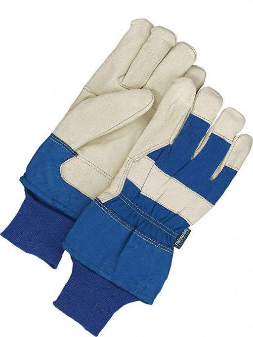 Leather Gloves Knit Universal Sz PR