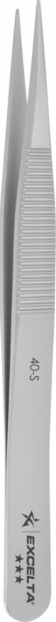 Tweezers SS 4 1/4 L Straight
