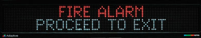 LED Message Sign 7 2/5 H 25 1/5 W