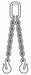Chain Sling 3/8 in Size G80 5 ft L DOG