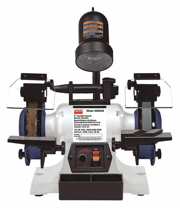 Bench Grinder 6 60 Grit 1/3HP