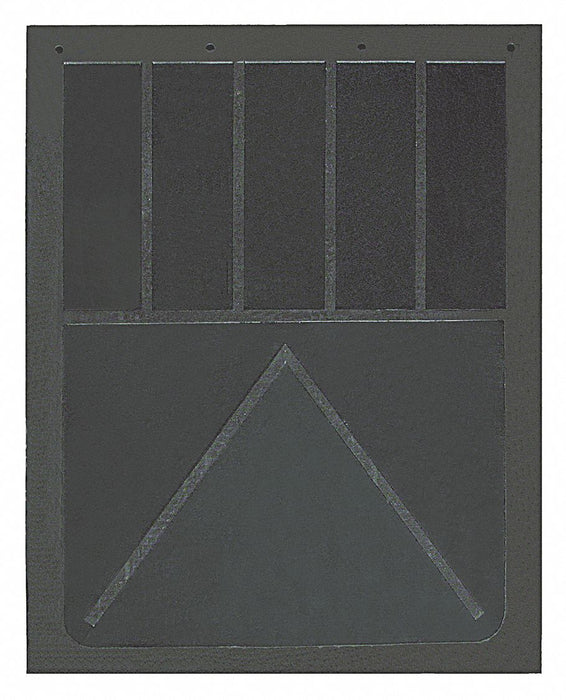 Mud Flaps Black Rubber 30 L x 24 W PR