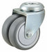 Bolt-Hole Caster 3 dia Swivel Rubber