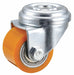 Bolt-Hole Caster 1 3/8 dia Swivel PU