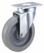 Plate Caster Swivel Rubber 6 3/16 H