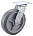 Plate Caster Swivel Rubber 9 1/2 H