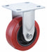 Plate Caster Rigid Polyurethane 6 1/2 H