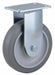 Plate Caster Rigid Rubber 6 3/16 H