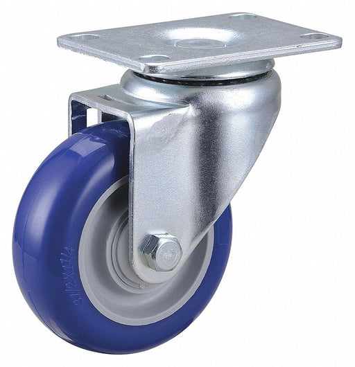 Plate Caster Swivel Polyurethane 4 5/8 H