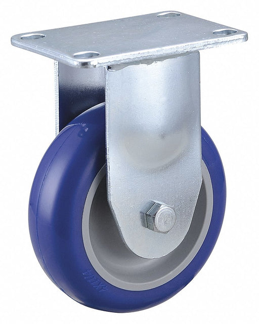 Plate Caster Rigid Polyurethane 5 3/16 H
