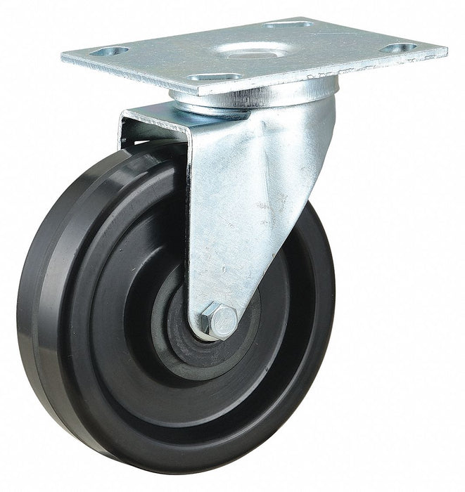Plate Caster Swivel Phenolic 6 3/16 H