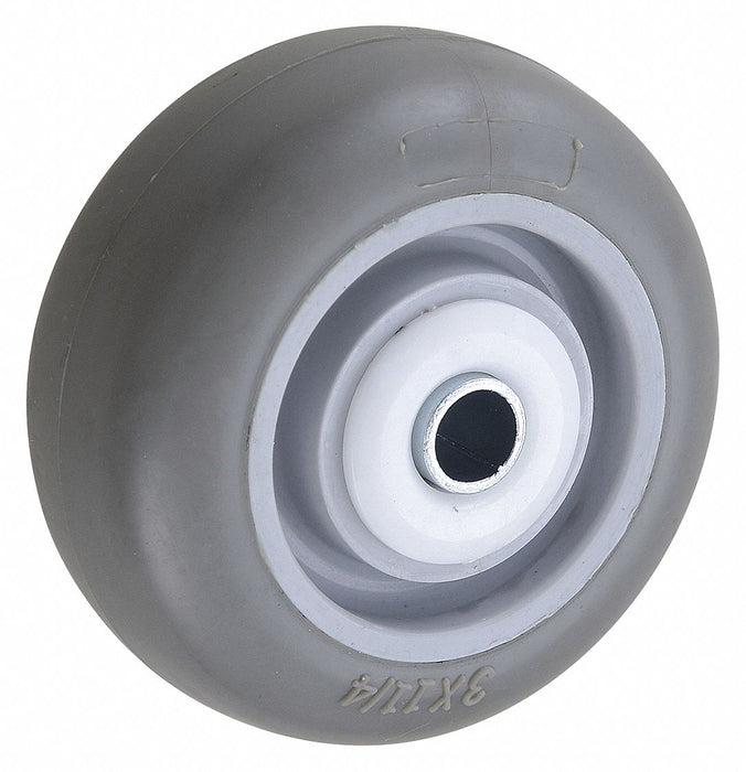 Caster Wheel 3 dia 200 lb Gray