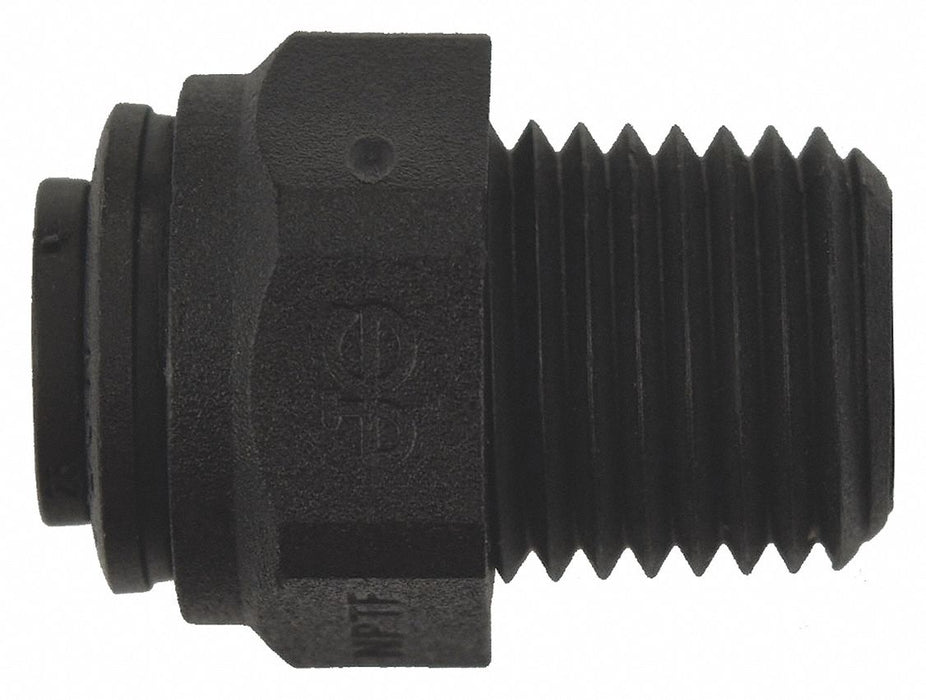 Strt Polypro Push-Fit1/4 MNPT1/4 PK10