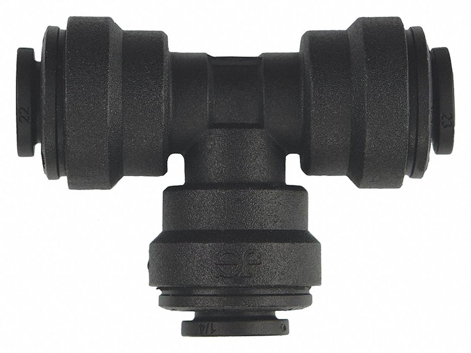 Tee Polypro Push-Fit1/4 1/4 1/4 PK10