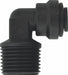 Elbow Polypro Push-Fit1/4 MNPT3/8 PK10