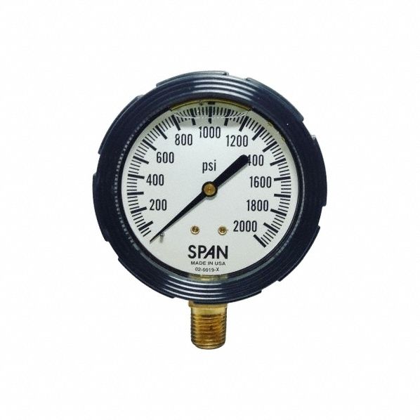 Pressure Gauge 2-1/2 Dial Size MNPT