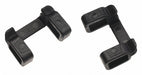 Helmet Clips Black Plastic PR