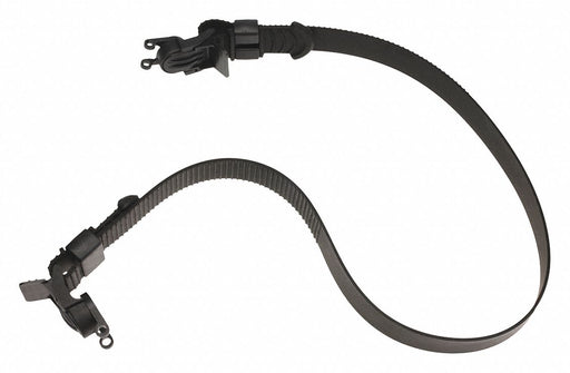 Goggle Strap Assembly Black Rubber