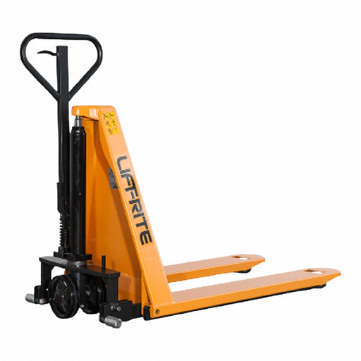 High-Lift Pallet Jack 50 in H 12V DC