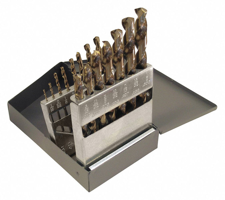 Jobber Drill Set 15 pc Cobalt