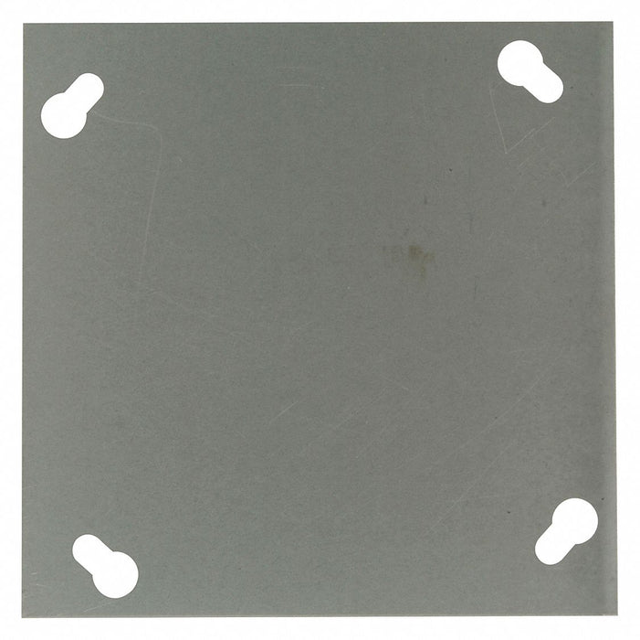 Drain Cover Silver 24 ga. Square 5 H