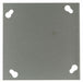 Drain Cover Silver 24 ga. Square 5 H