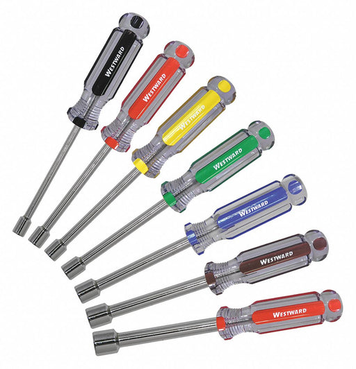 Solid Round Shank Nut Driver Set