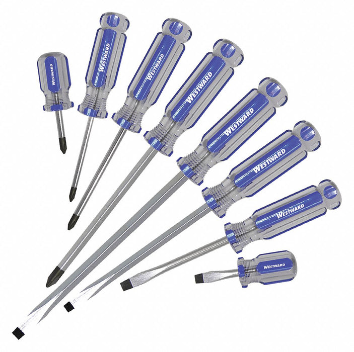 MagnetizedTipScrewdriverSet SAE 8pcs