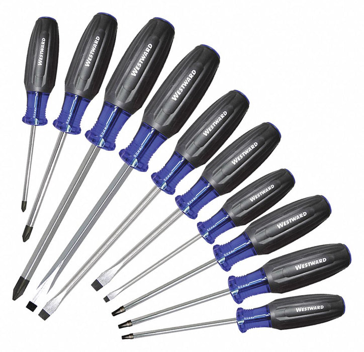 MagnetizedTipScrewdriverSet SAE 10pcs