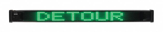 LED Message Display Sign Green 3 H