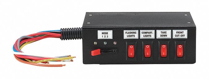 Switch Box w/Slide Switch 12V 7 Terminal