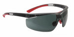 Safety Glasses Smoke Lens Black Frame