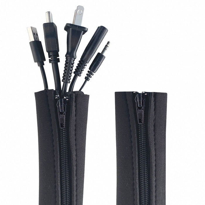 Cable Sleeve Neoprene Black 24 in L
