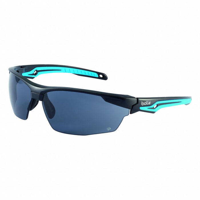 SafetyGlasses Gray Platinum Black/Blue